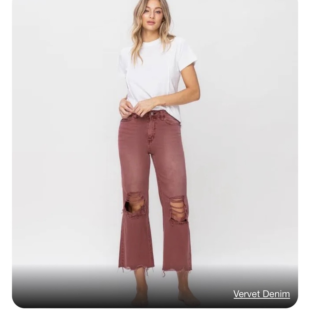 Vervet 90s Crop size 28
